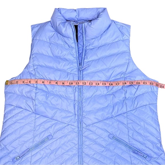 NWT Talbots Sky Blue Quilted Down Vest Plus Size 1X - Picture 13 of 14